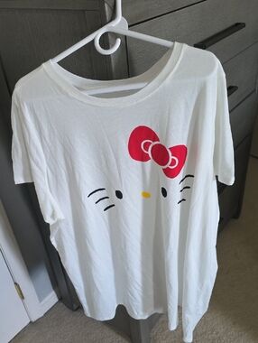 TORRID Sanrio White Tee with HELLO KITTY Graphic